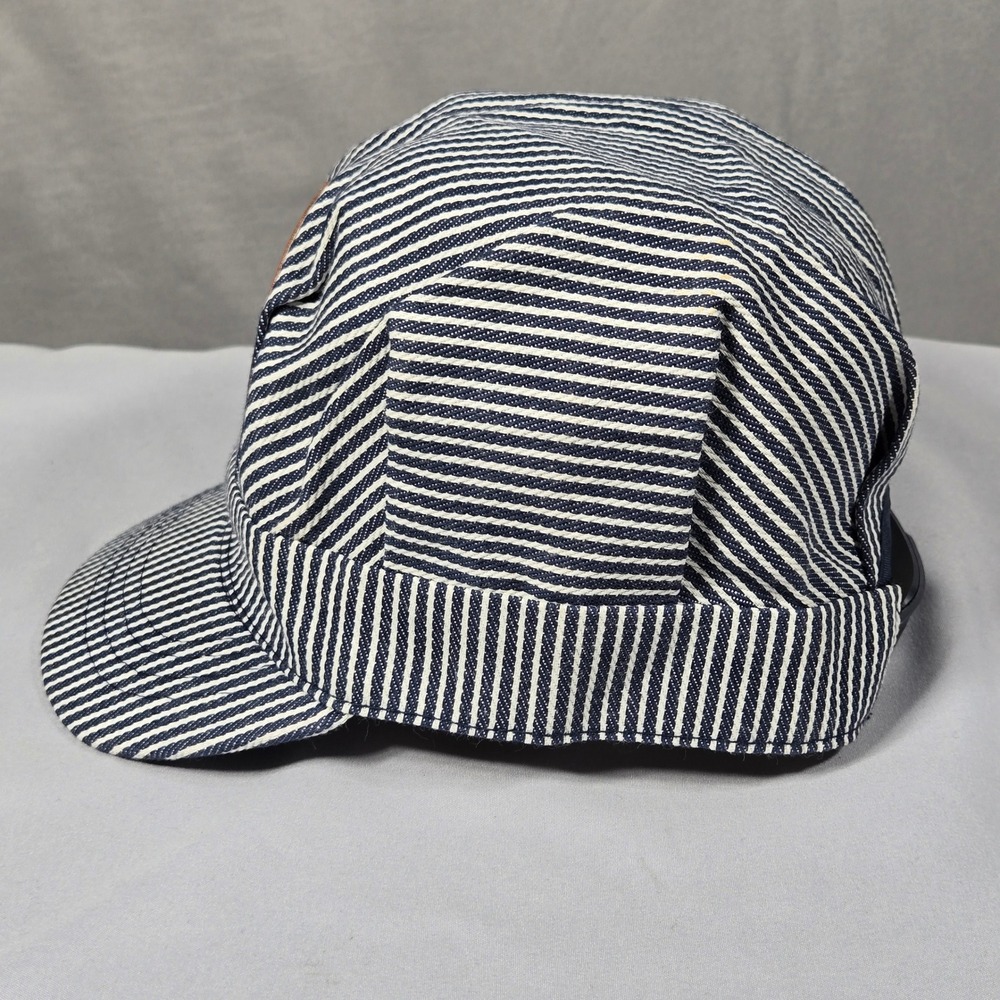 Grand Canyon Railway Engineer Hat Child Hickory Stripe Snapback Train Cap - Picture 3 of 10